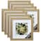 8 Pack: Champagne Wall Frame with Double Mat, Gallery by Studio Décor®